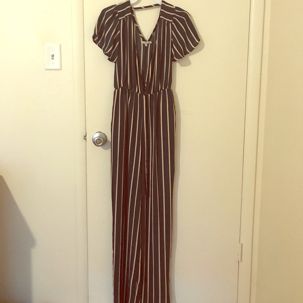 Striped Jumpsuit